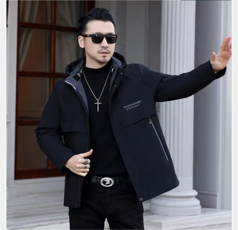 现货 男装派克服福利兔毛内胆活里活面