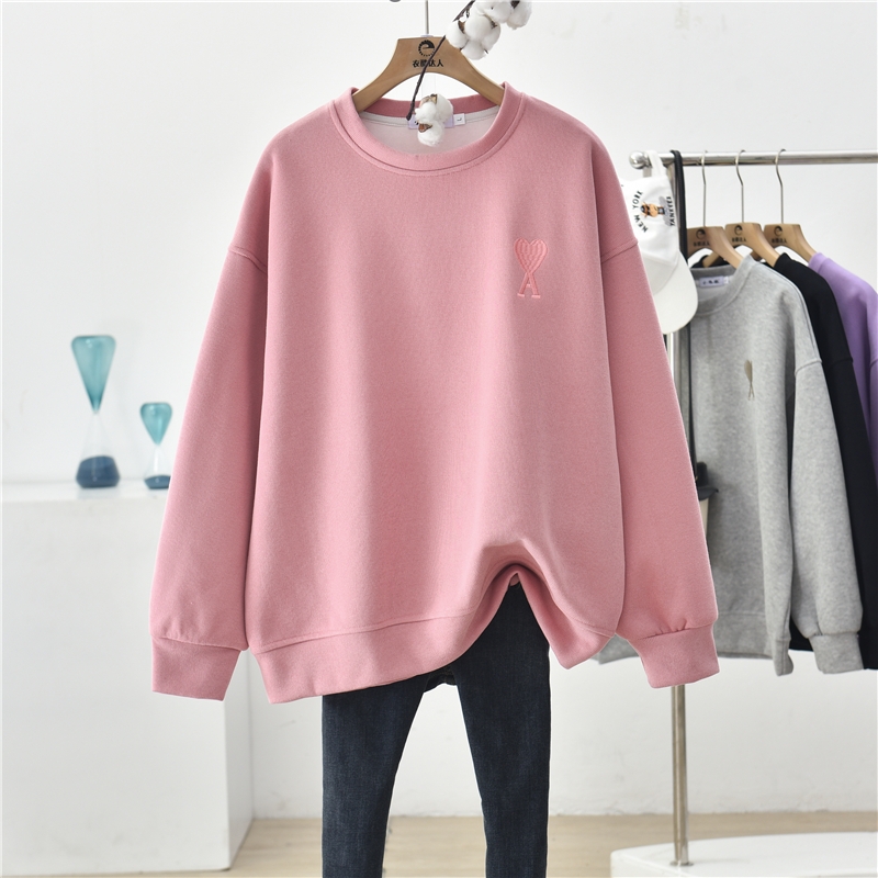 孤品~卫衣女装宽松休闲简约春秋时尚长袖韩版ins百搭连帽秋季印花
