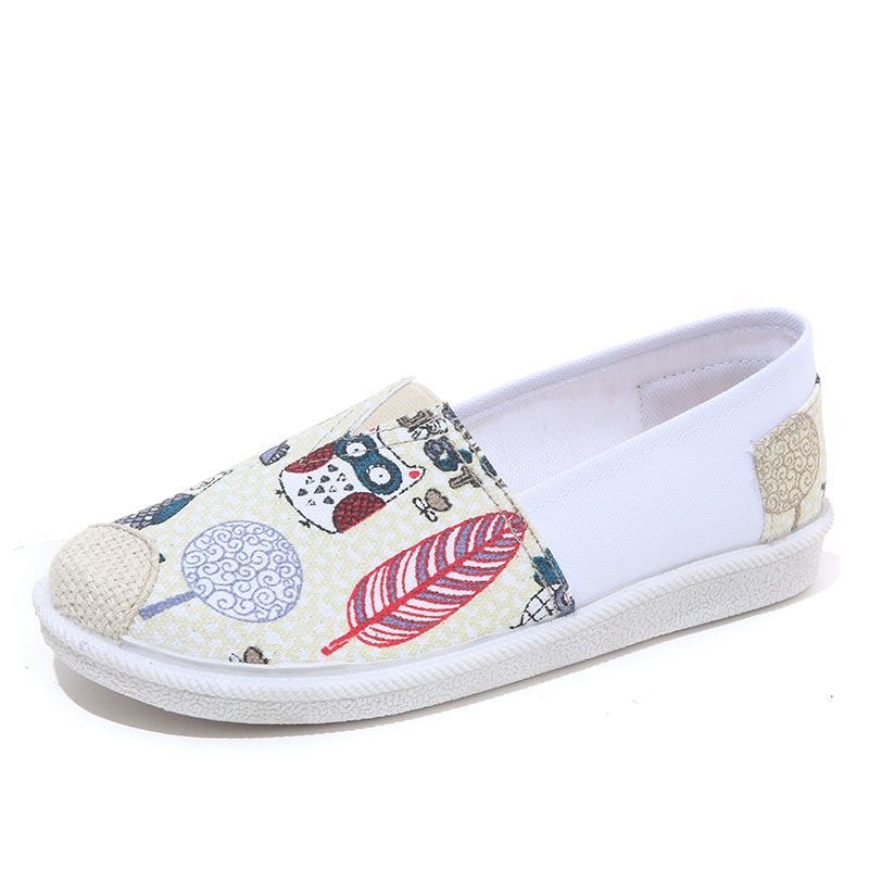 小哥俩家女布鞋瓢鞋时尚款软底夏季百搭