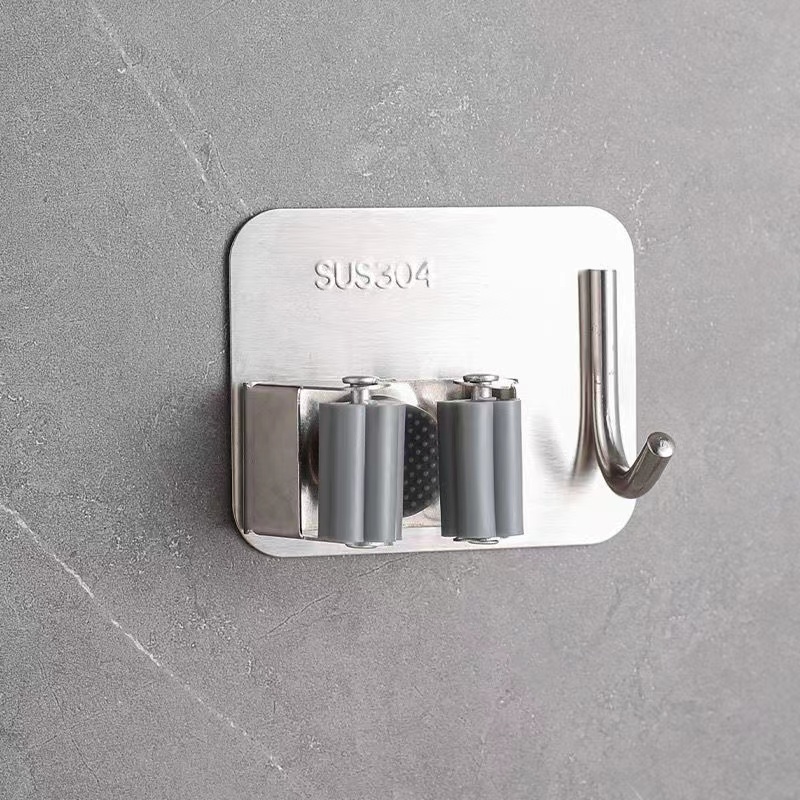 免打孔拖把夹挂钩4套爆款高档家用款【汤姆粉丝专属】