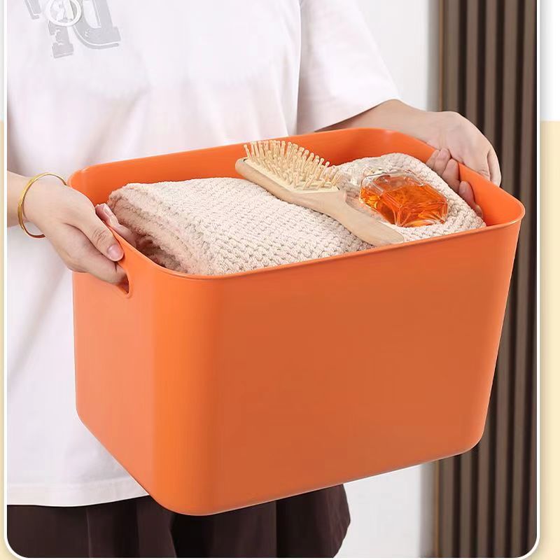 【主播浮力】2个桌面收纳筐家用整理收纳盒化妆品零食收纳置物盒