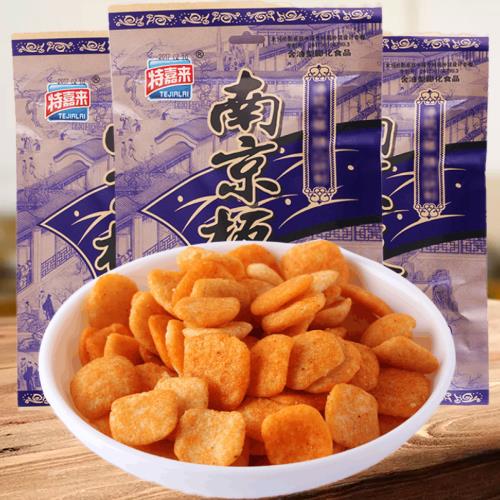 经典牛皮纸特嘉来南京板鸭味82g大袋10袋8090后儿时回忆怀旧零食
