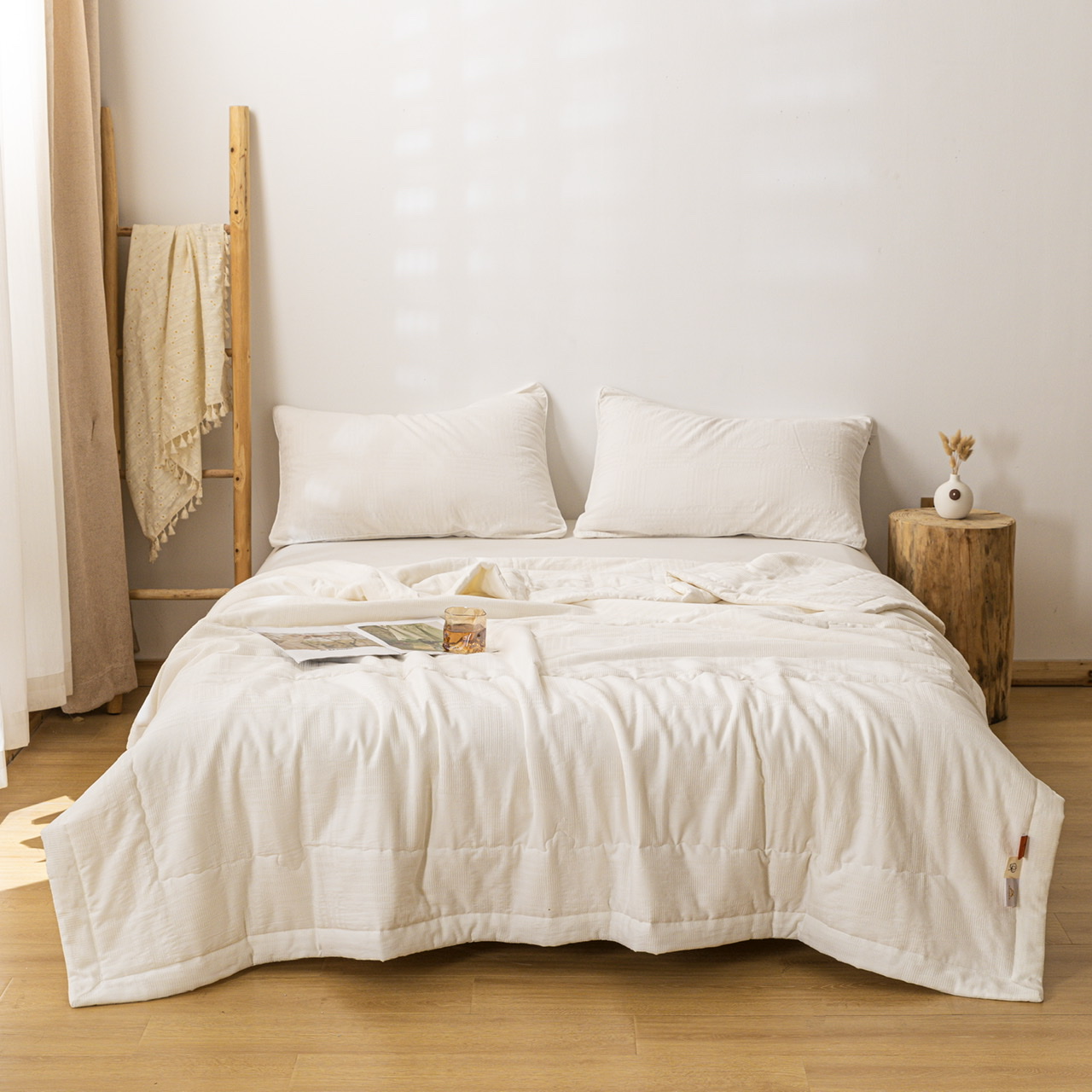 2023-曼柔家纺-100-A类 薄款夏被棉花被单人双人夏季薄被子可机洗