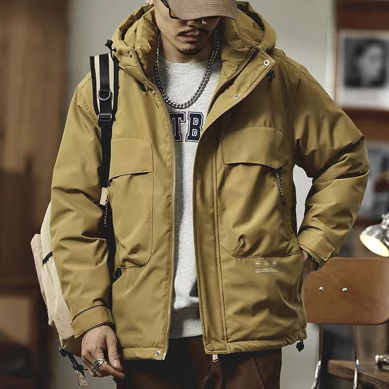 9223-户外三防重磅情侣款加厚保暖工装外套