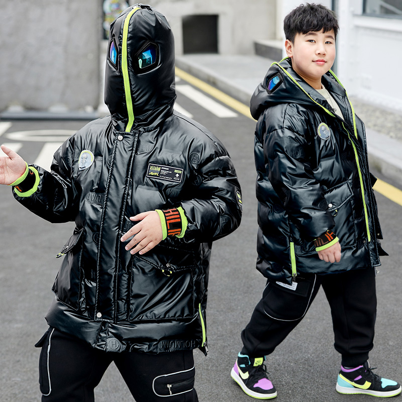【清仓】胖童装男童棉服加肥加大胖孩子宽松棉衣冬装B4MY6107