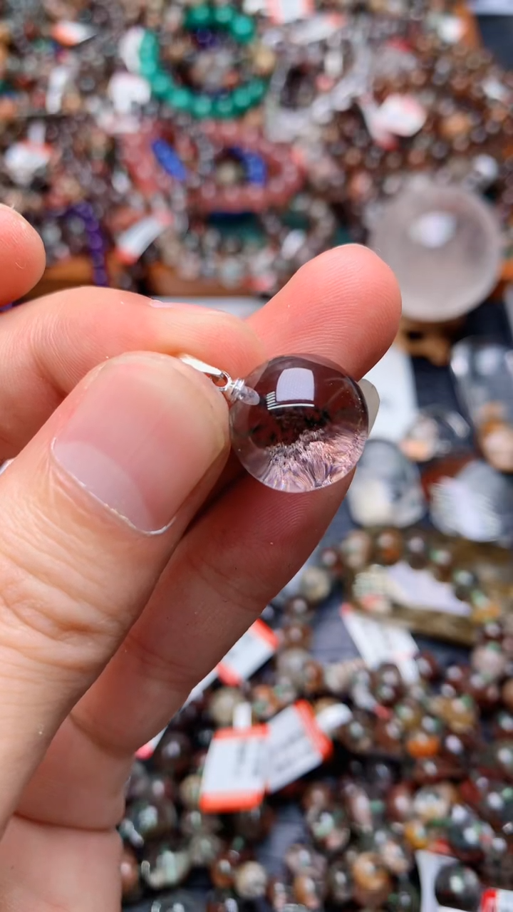 【闪购商品】水晶吊坠(赠链)合金206