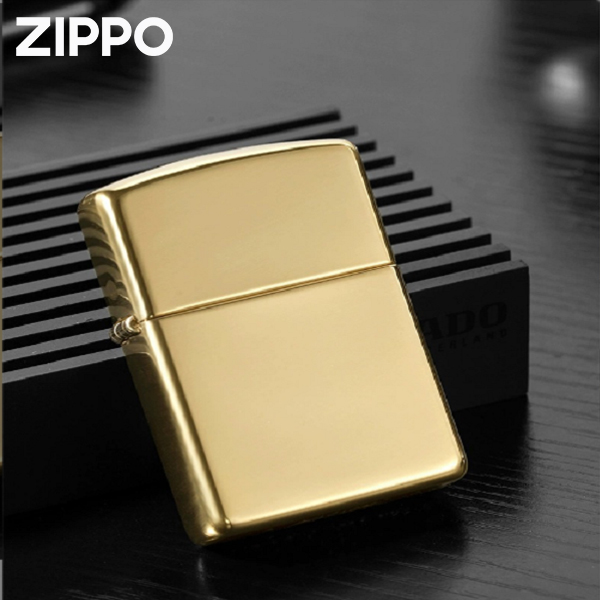 ZIPPO打火机正版铜厚壳镜子 盔甲机镜面简约沉稳大气送礼实用爆款