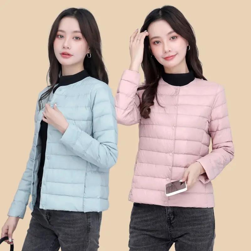 波司澄羽绒服2022冬季新款羽绒棉服女短款内胆棉衣女轻薄款内搭外