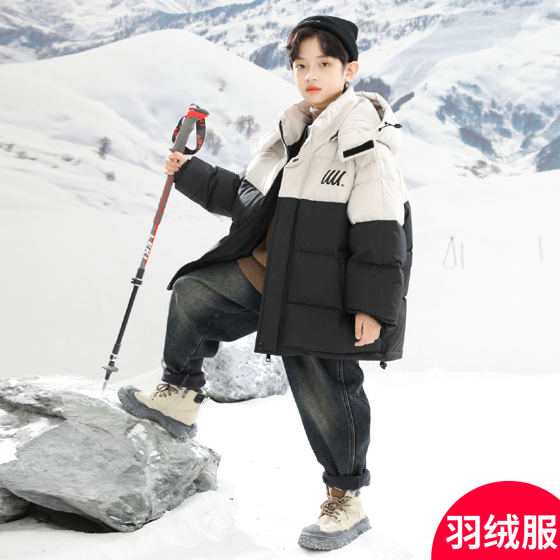 男童冬季羽绒服新款潮童时尚冬季网红羽绒服【扶扶虎】D3071