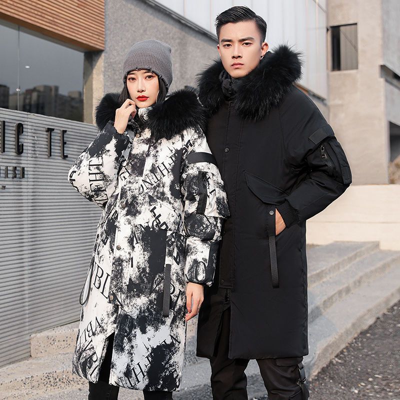 雅鹿大码雅鹿新款白鸭绒冬季新款爆款工装派克男士羽绒服男加新款