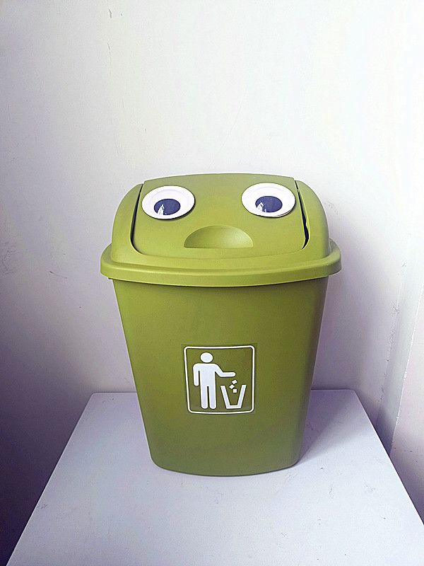 大号工业垃圾桶30L40L60L户外使用物业有盖厨房家用无盖教室桶