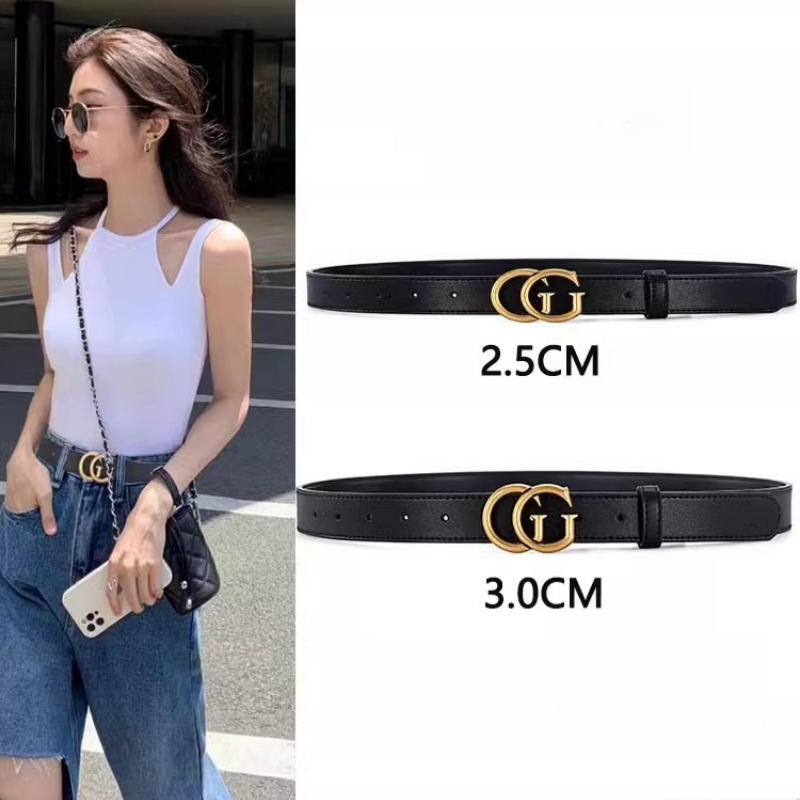 女士腰带网红皮带真皮时尚潮流百搭西装复古简约潮牌轻奢牛仔裤带