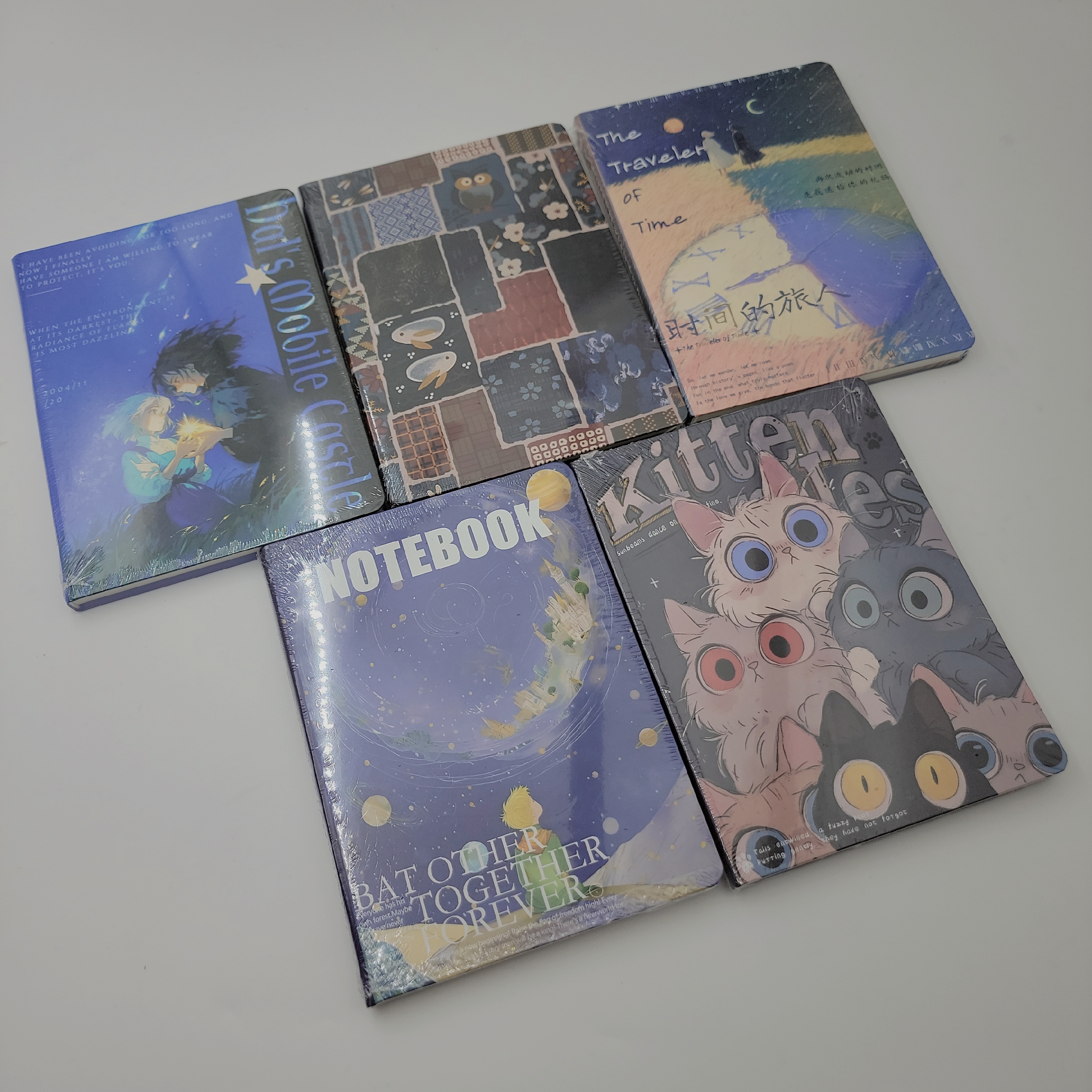 3189【5本硬壳精装本】高颜值内页横线加厚纸张