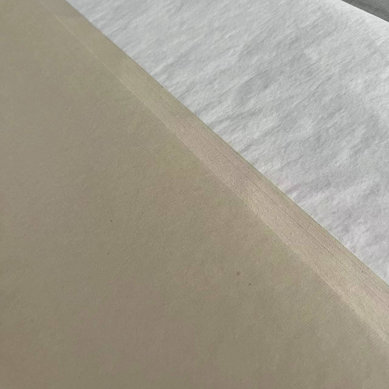 四尺69cm*138cm雁皮纸仿古色50张半生熟书法专用