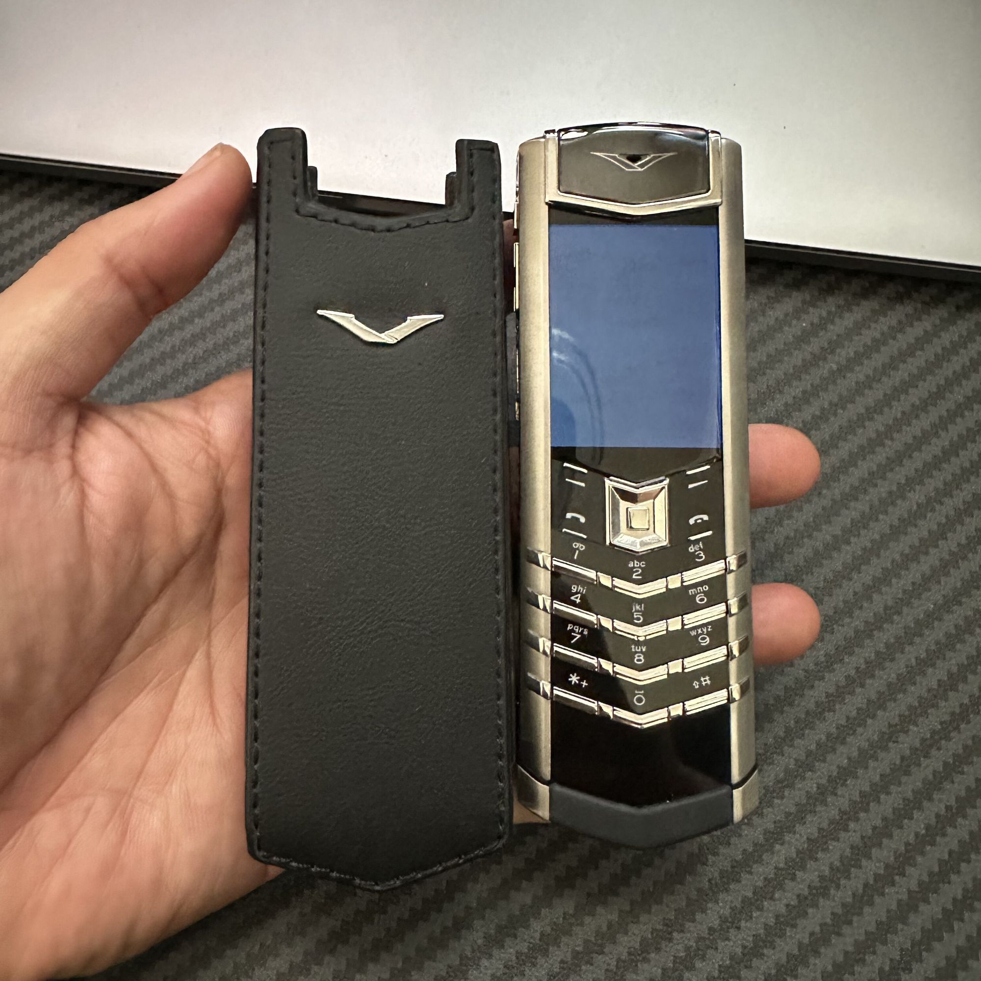 2024年新款威图手机全网通4G总裁签名版奢华手机皮套私人定制