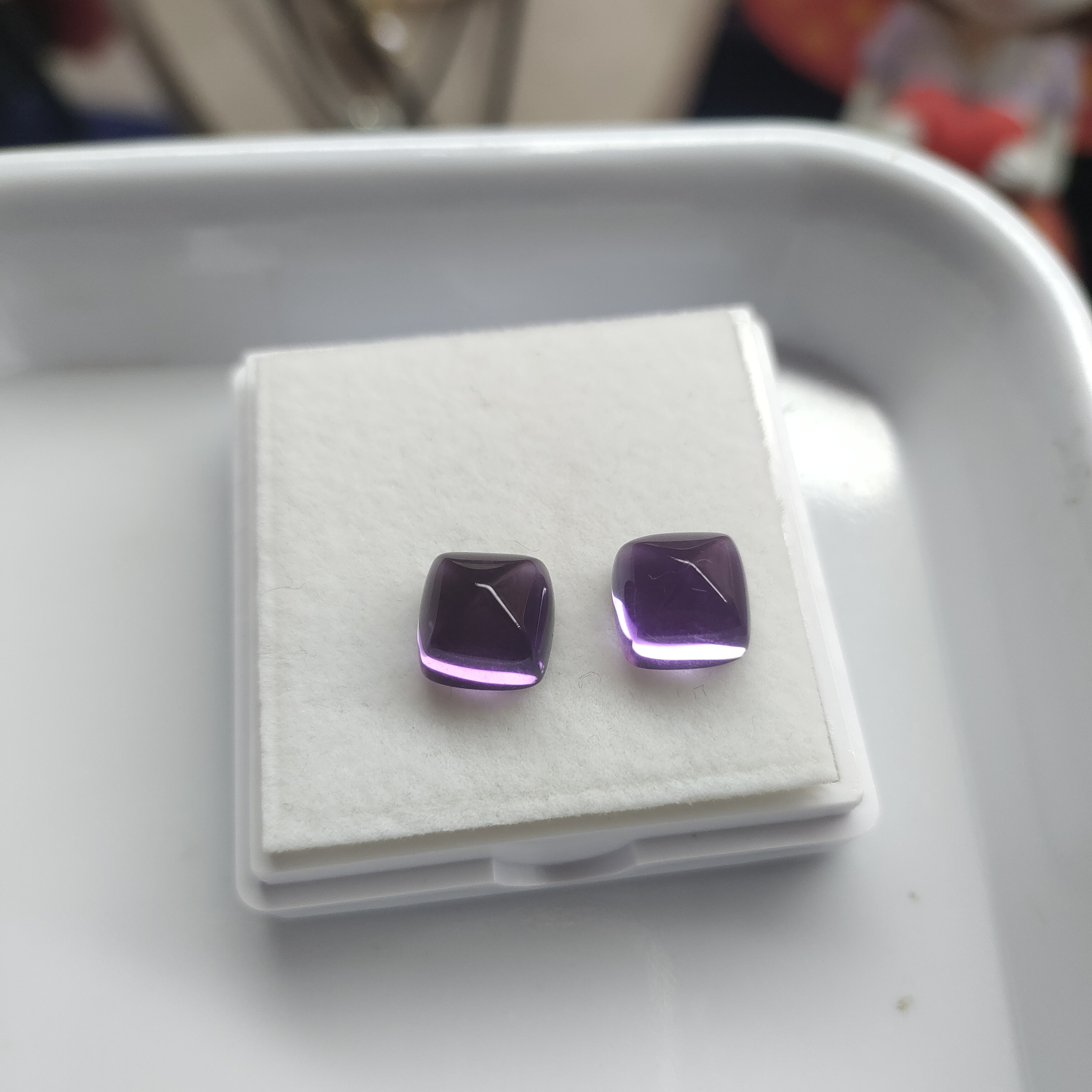 紫水晶糖塔切割特价卡8.5mm多样性随机发一颗