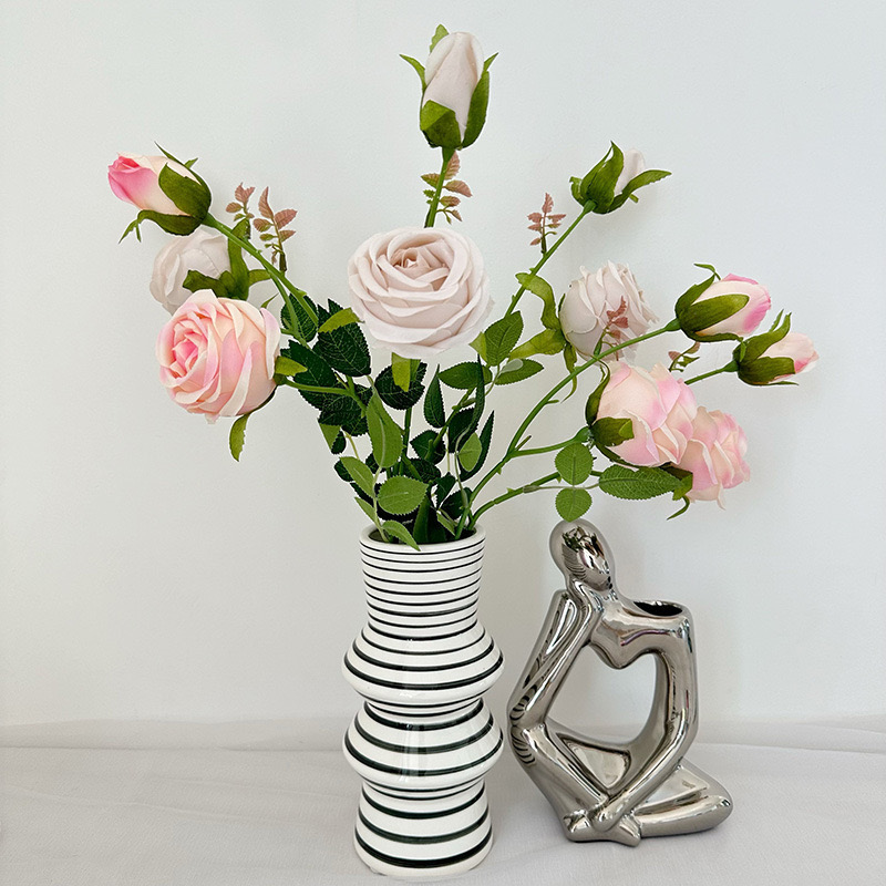 6头兰婷小玫瑰婚庆布置干花花束高级感摄影道具