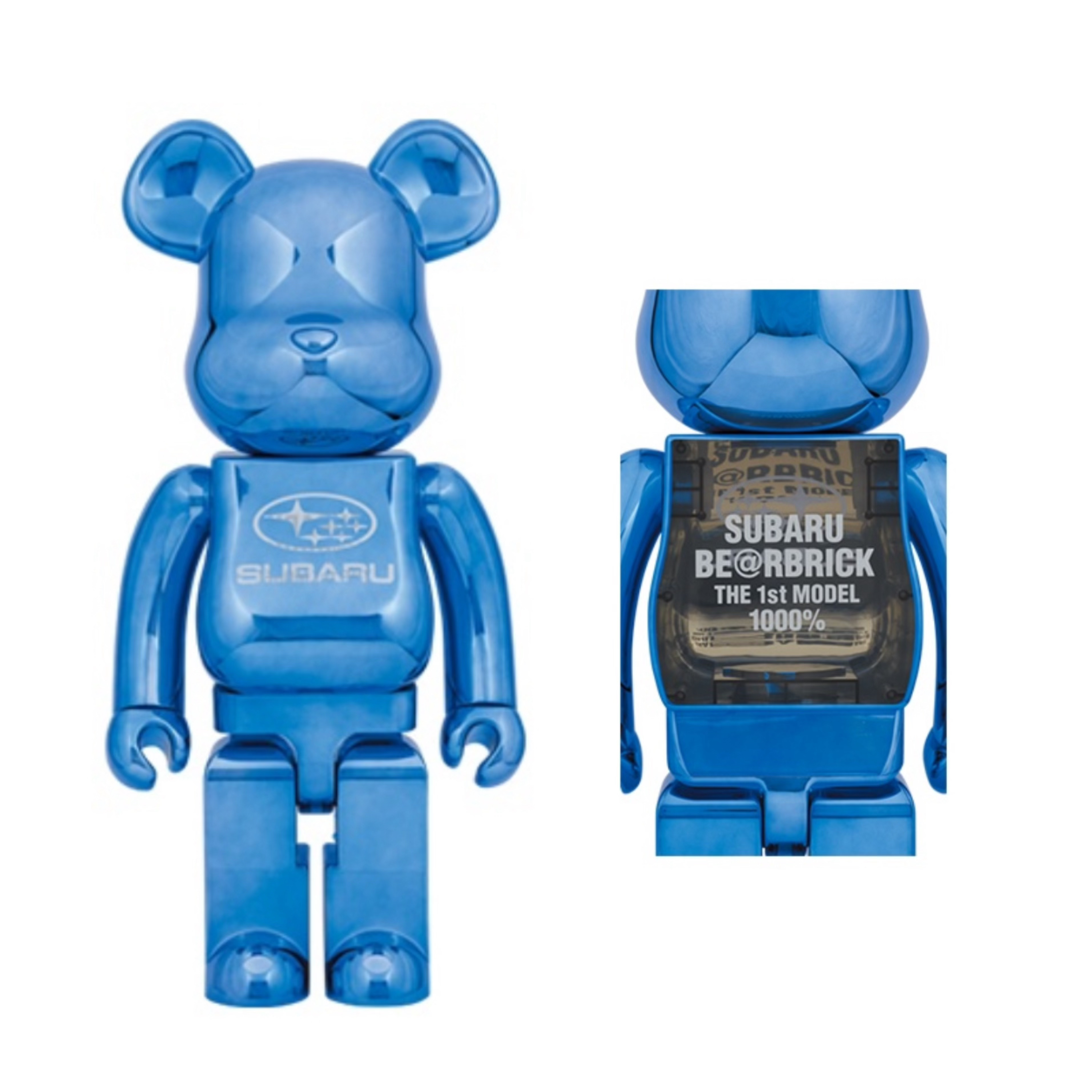 Bearbrick 积木熊 SUBARU 斯巴鲁联名 1000% 男朋友礼物