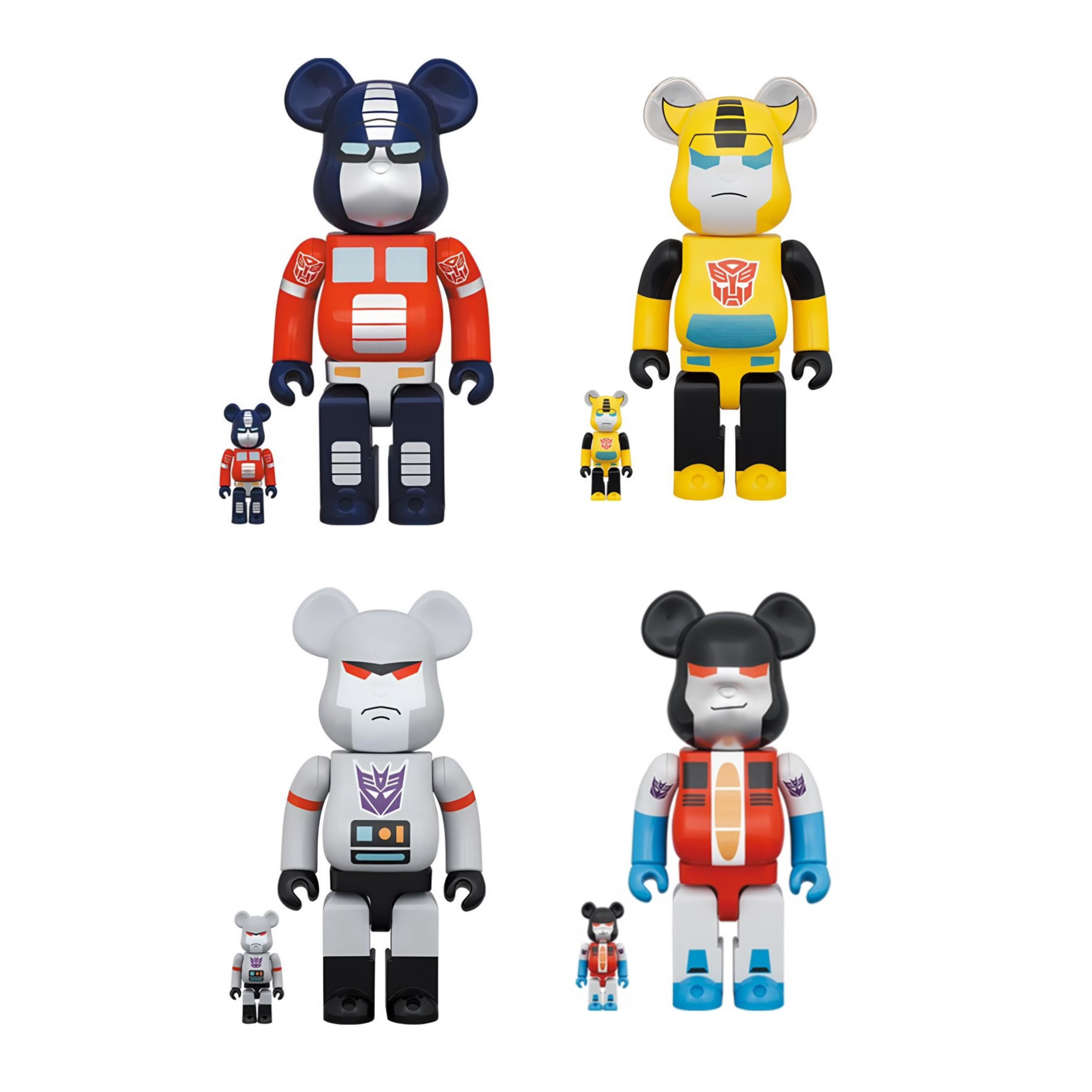 Bearbrick 积木熊 变形金刚400%+100% 潮流 礼物