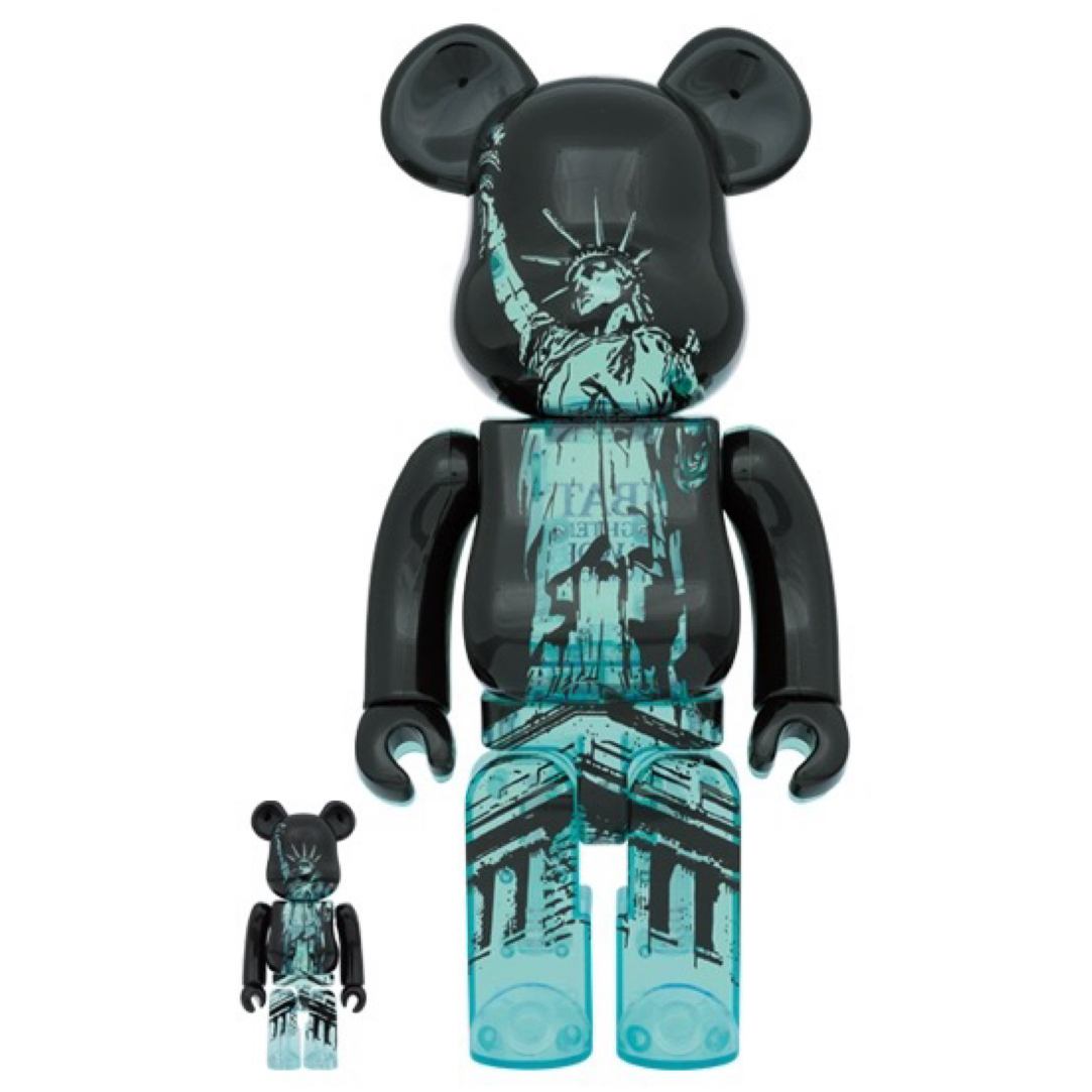 Bearbrick 积木熊 自由女神像 400%+100% 潮流玩具