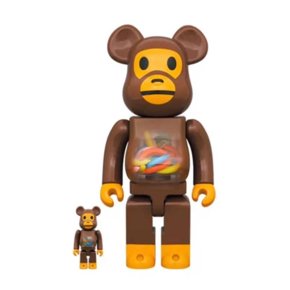 Bearbrick 积木熊 香蕉猴 milo 400%+100%