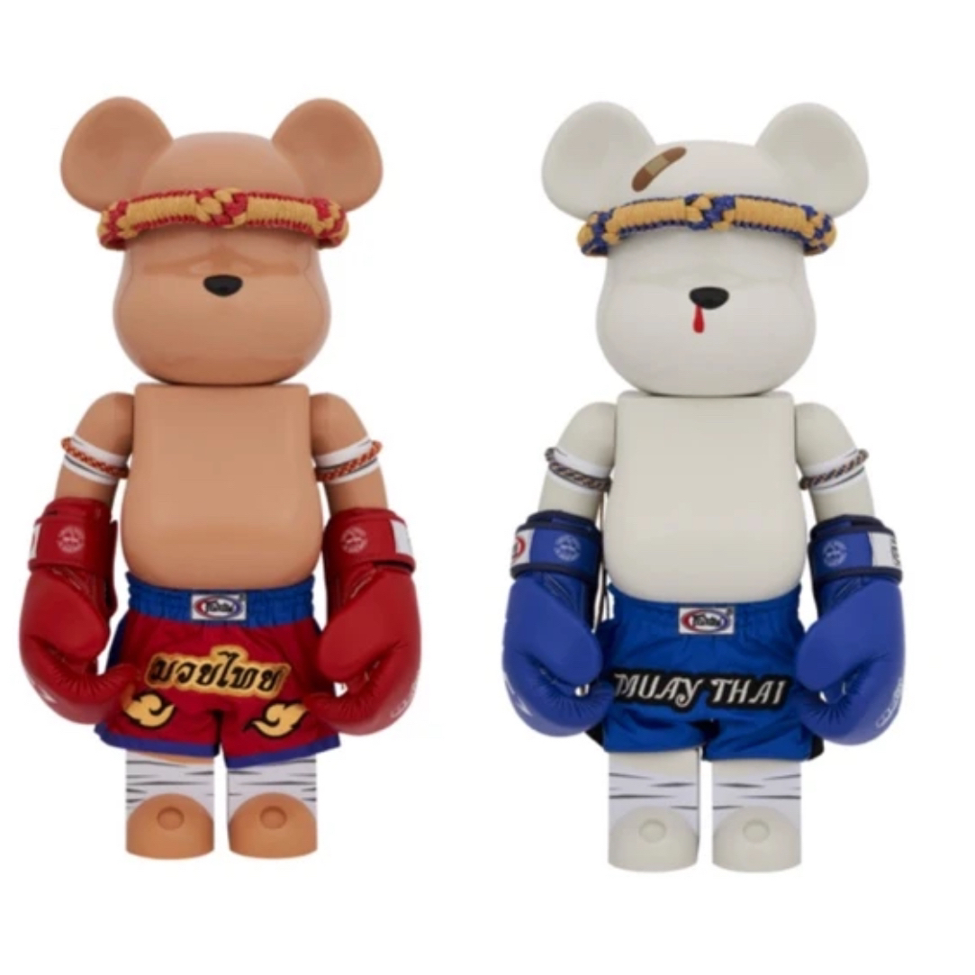 Bearbrick 积木熊 拳击手 拳王 1000% 一套两只 男友礼物潮流玩具