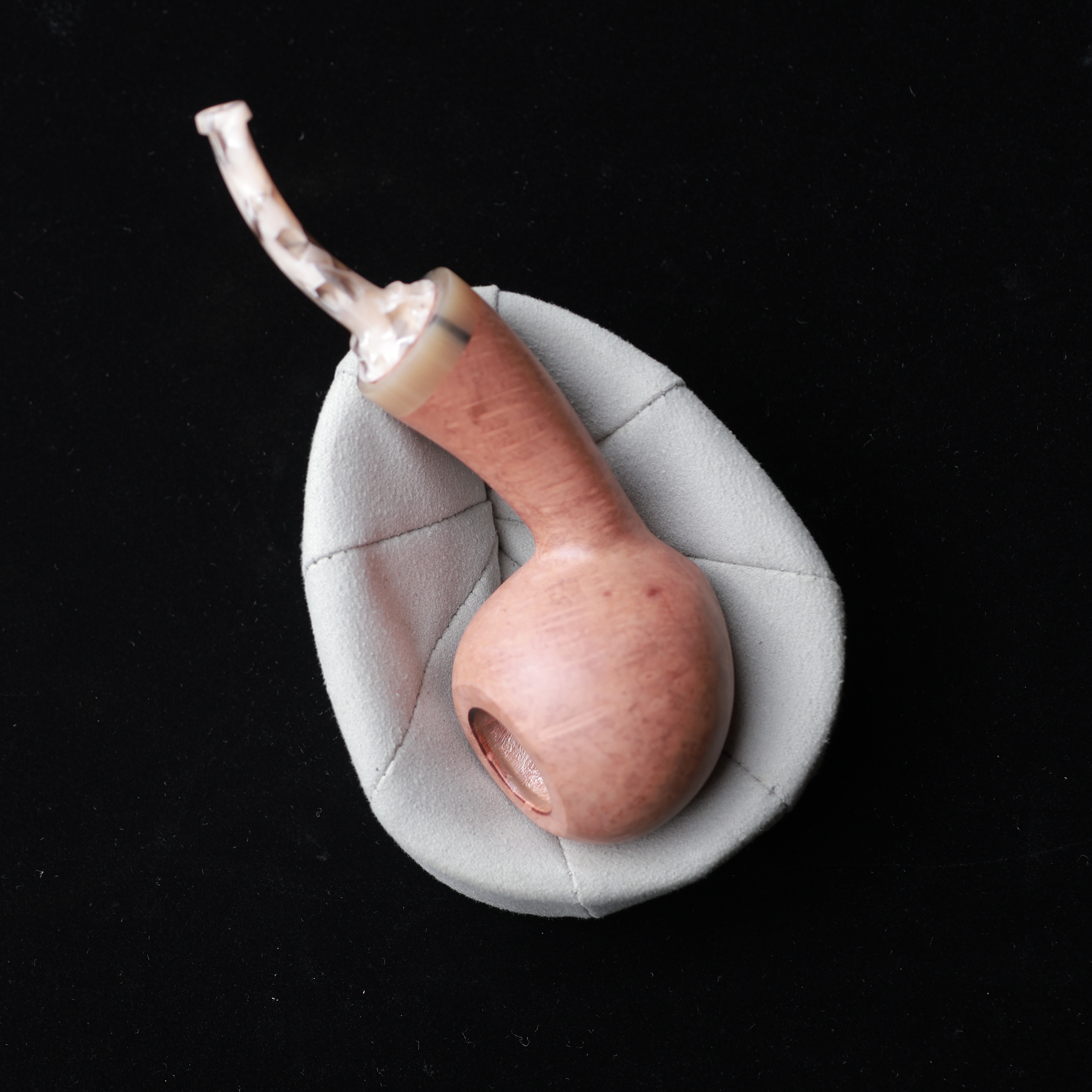 石楠木手工烟斗原木色橡果空腔大气室 坎伯兰斗嘴 高颜值烟斗