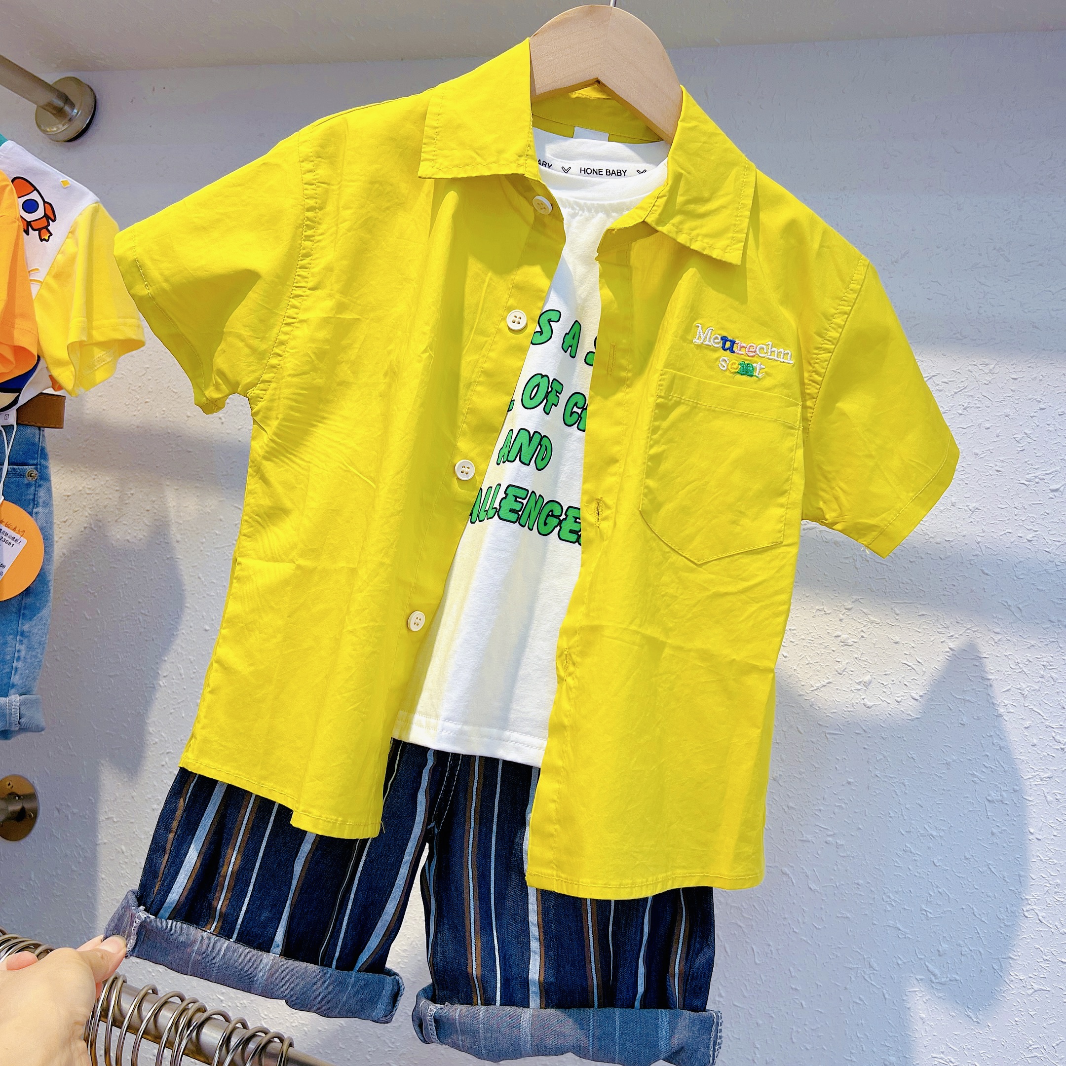 有米童色  韩版 童装  套装