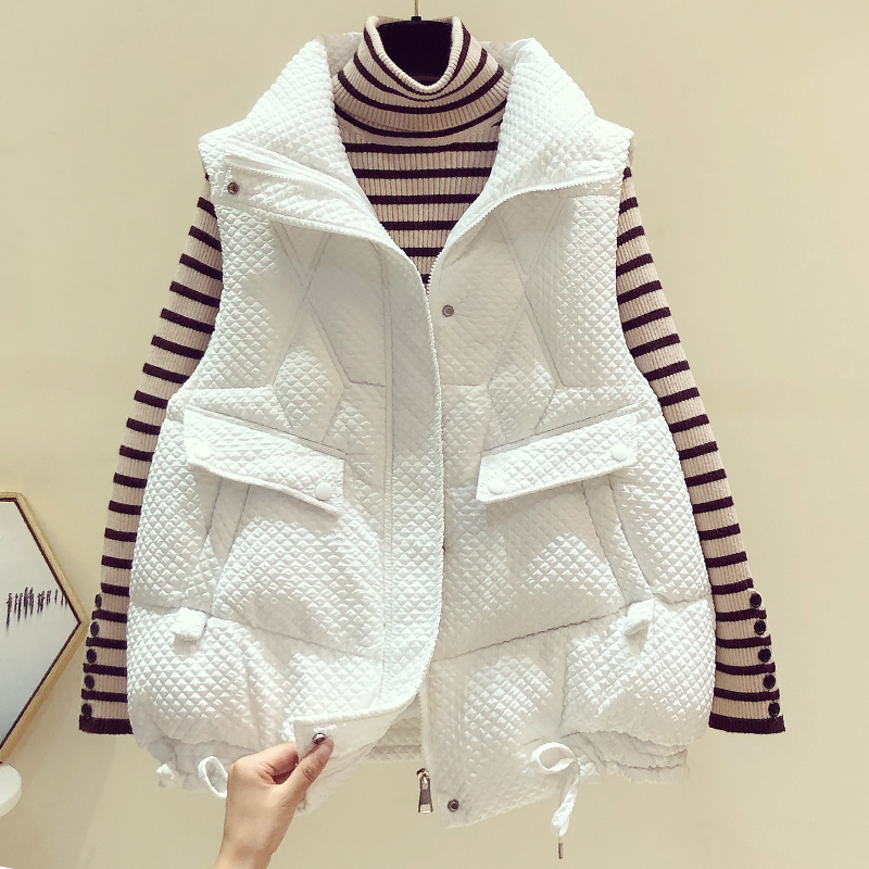 时尚小香风坎肩马夹女2025秋冬季百搭宽松小个子休闲显瘦洋气上衣