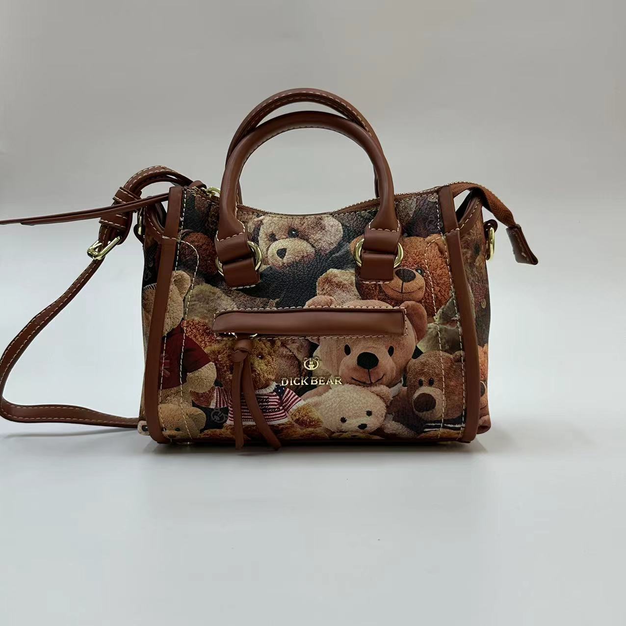 DICK BEAR/迪克熊9801女士2024新款休闲时尚手提斜挎包 