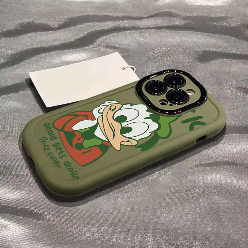 高级感唐老鸭适用苹果15promax手机壳iphone14全包13/12/11/x