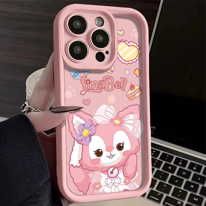 全包玲娜贝儿适用苹果15手机壳iphone15promax气囊12硅胶14/13