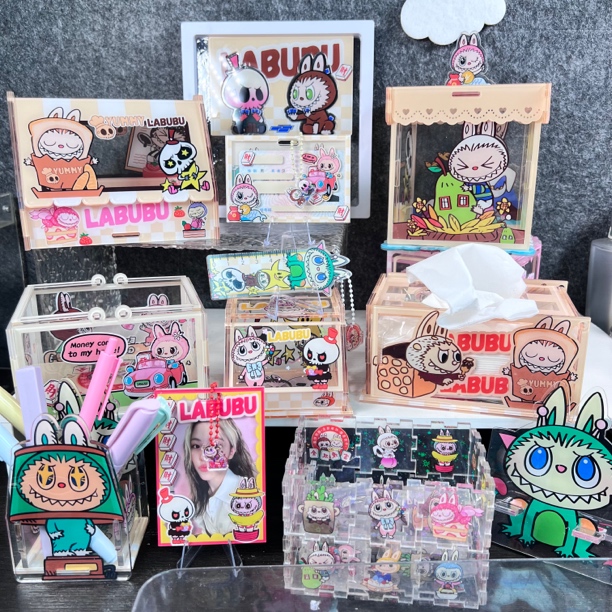 独某家labubu2.0亚克力片片全周边