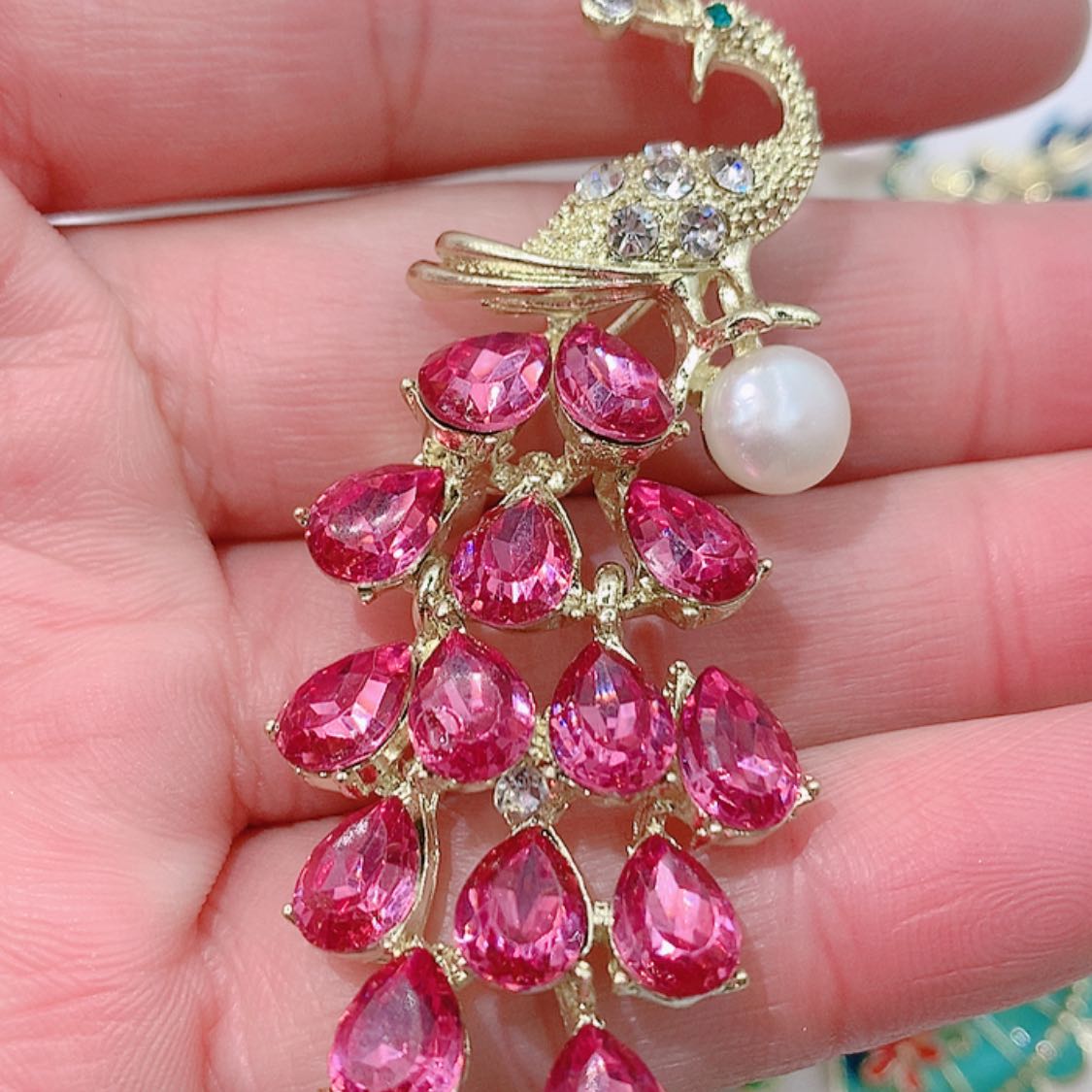 【闪购商品】淡水珍珠胸饰合金