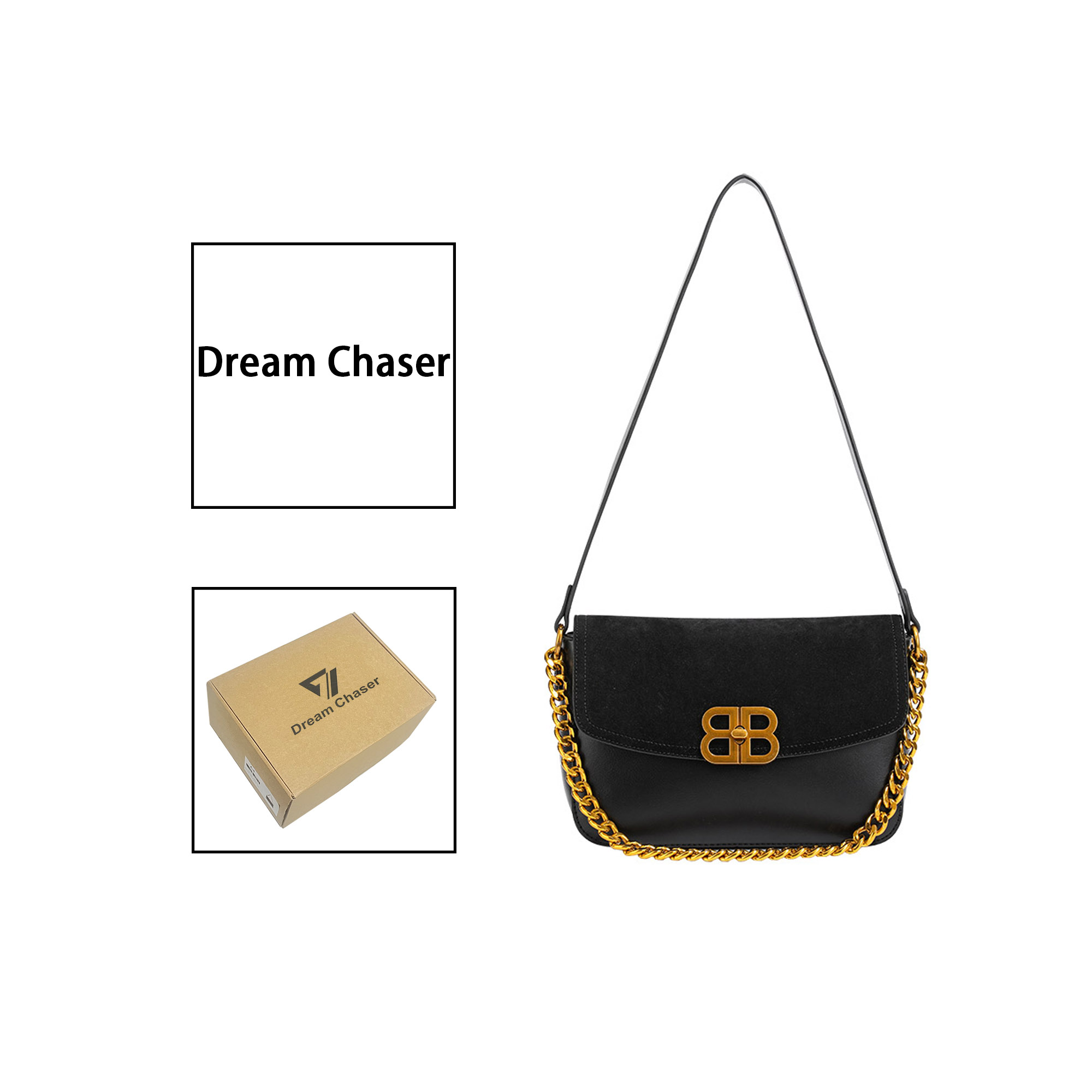 【带礼盒】Dream Chaser2023新款轻奢时尚单肩包简约百搭斜挎包T-63