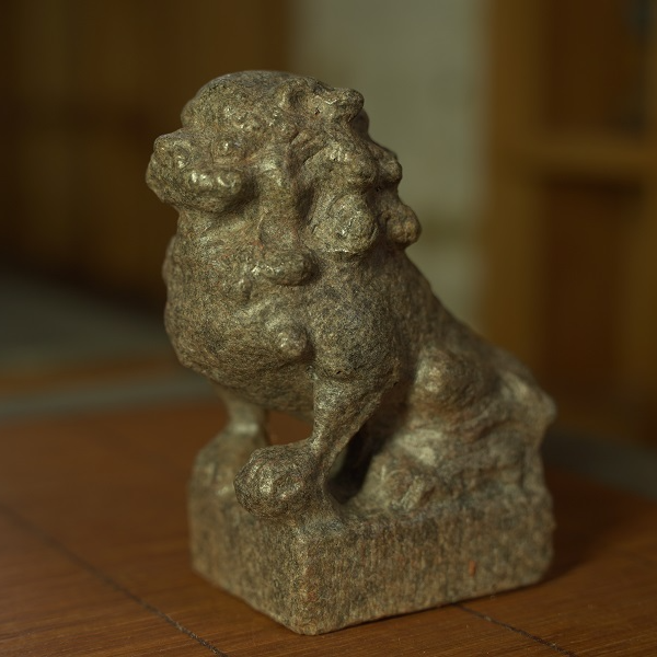小狮子（一对）复古陈设庭院摆件茶席案头中堂会所茶室