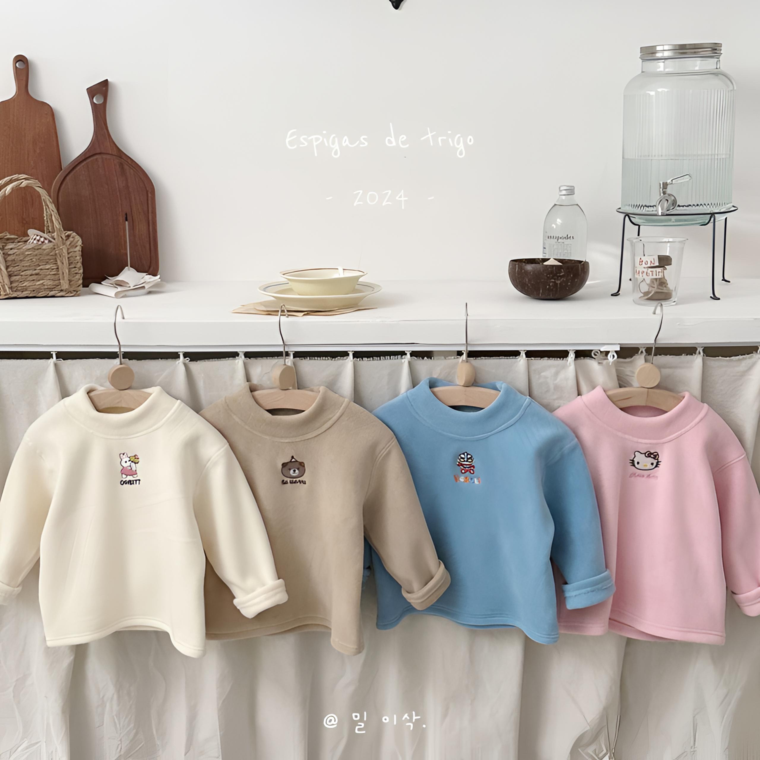 儿童秋冬加绒打底衫男女童奥粒绒半高领打底衣小童宝宝冬装上衣潮