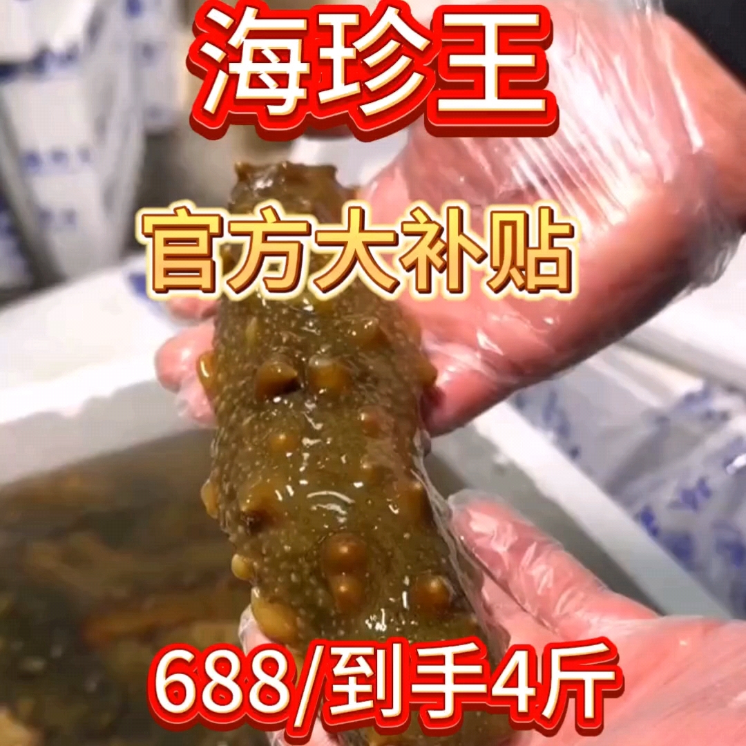 【试吃三根】正宗辽刺参，3年以上参龄，到手4斤，国标品质，每斤12个