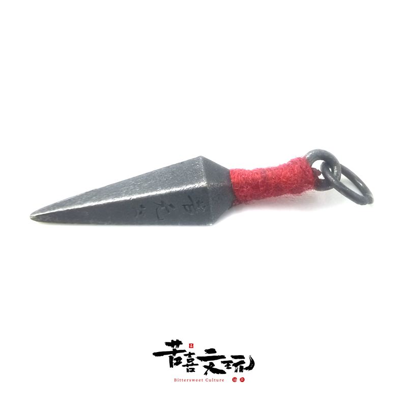 925银银制品 苦无银S925手工侧挂长串手串配饰