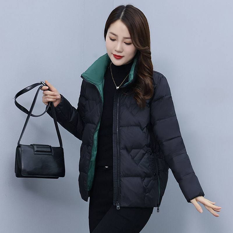 羽绒服羽绒服女冬季短款立领2023新款爆款白鸭绒保暖时尚洋