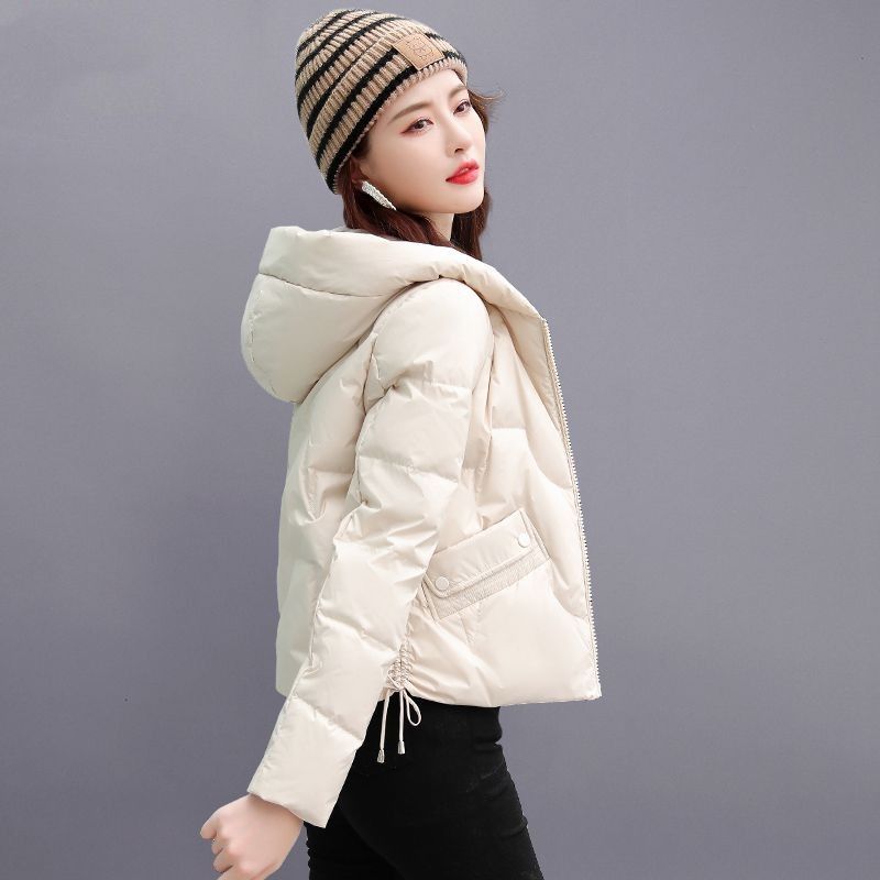 羽绒服短款羽绒服女小款2022冬新款设计感时尚小个子白鸭绒