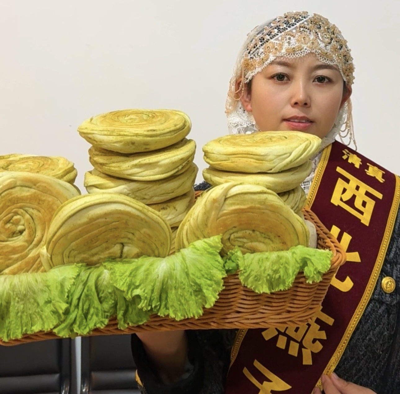 老家冬小麦面粉    手工香豆子干粮饼  【香豆味】