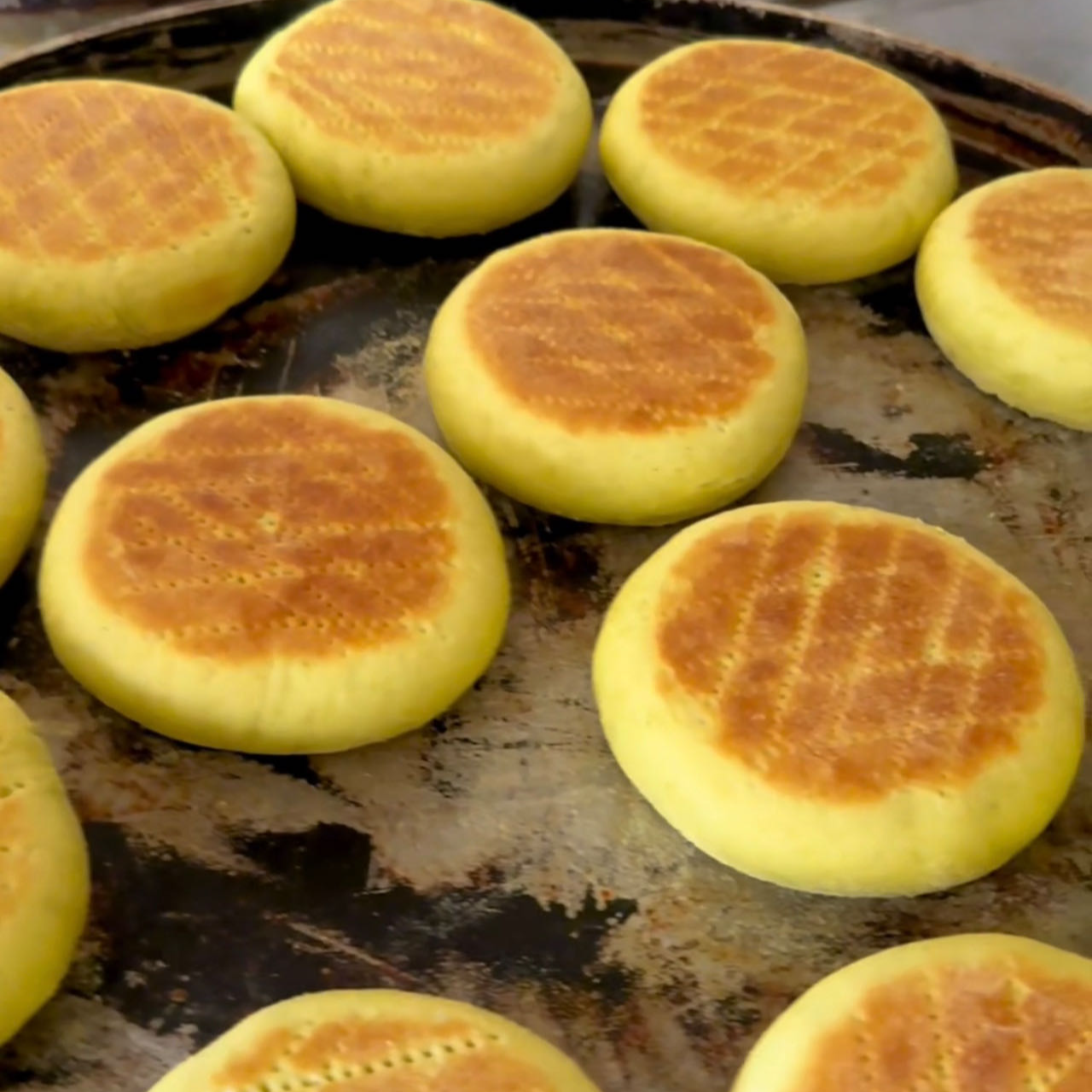 西北清真手工 杂粮绿豆饼（冬小麦 面粉)