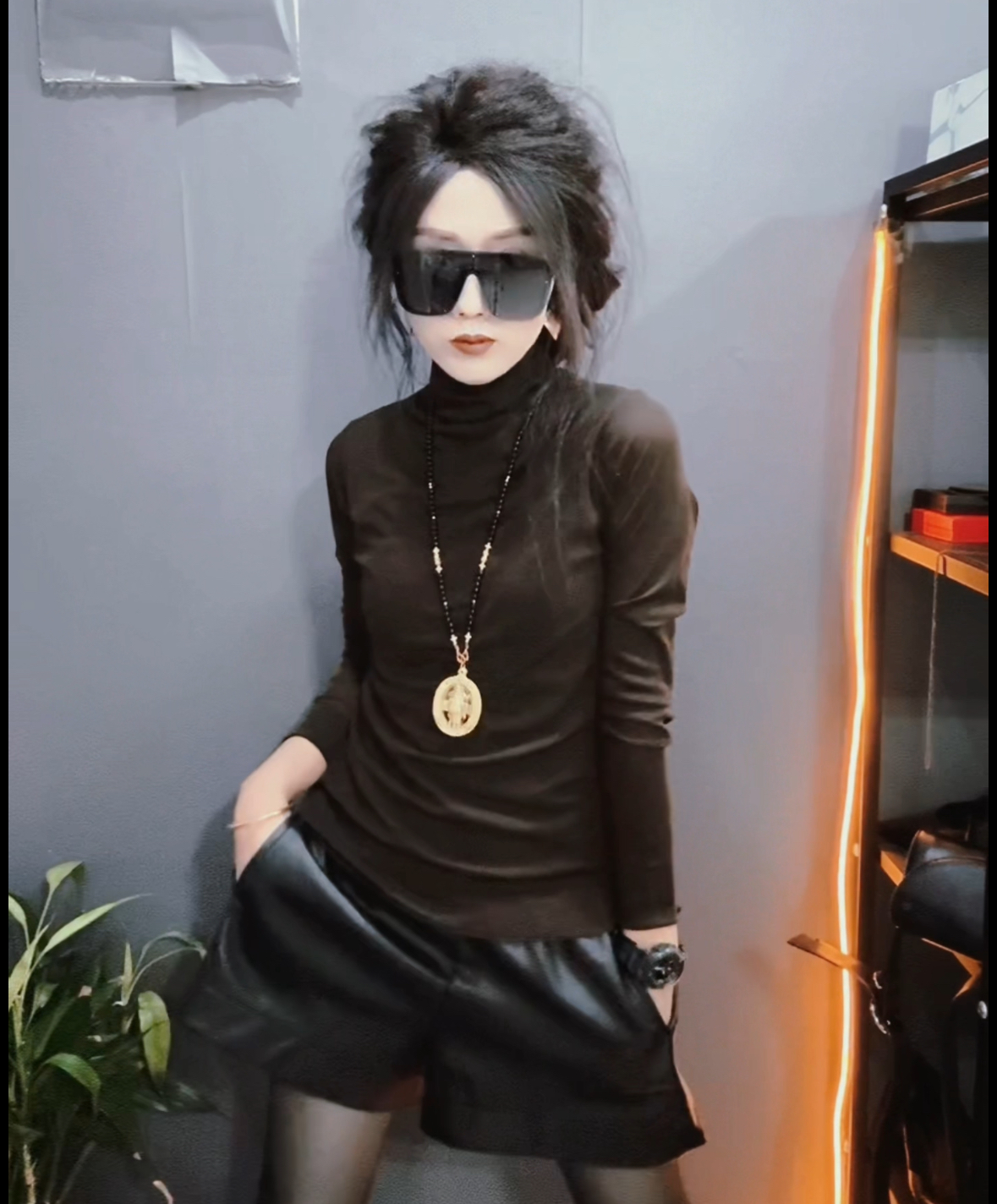 多色双色打底衫0080