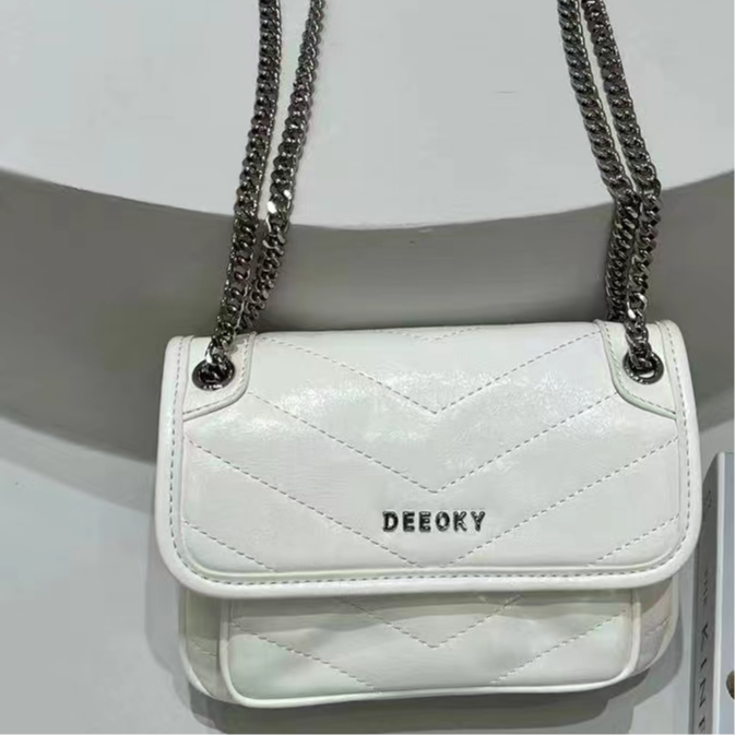 【TY】ZT-D9667-奶白 肩包欧美时尚女士小包包洋气夏季斜挎包包