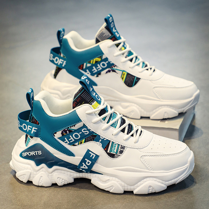 回力潮品高帮鞋男款秋冬季新款厚底运动跑步时尚休闲增高老爹鞋