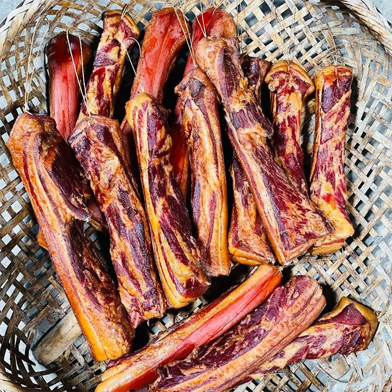 湖南湘西烟熏腊肉五花正宗后腿肉农家营养土猪肉 批发 湘西特产