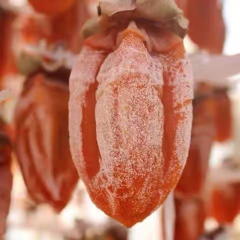 2023年新鲜柿饼柿子饼霜降正宗糖心吊饼非陕西富平