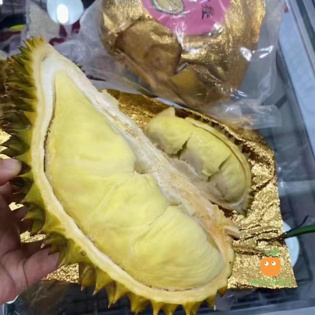【顺丰包邮】液氮树熟金枕榴莲（空运刀疤李包四房顺丰包邮）