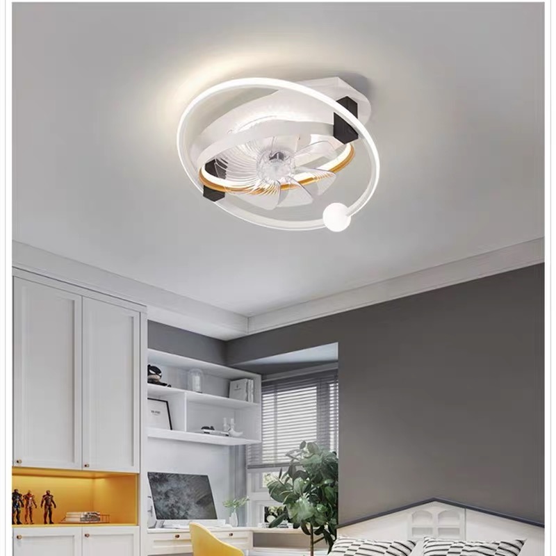 风扇灯夏季必备新款led吸顶灯广东中山灯具卧室大全现代简约灯饰